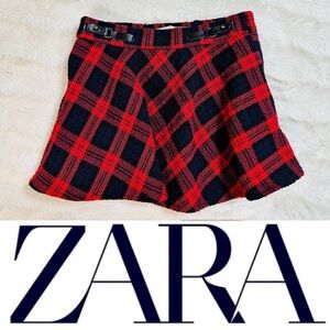 Zara Girl Plaid Skirt, Size 4, MSRP $30